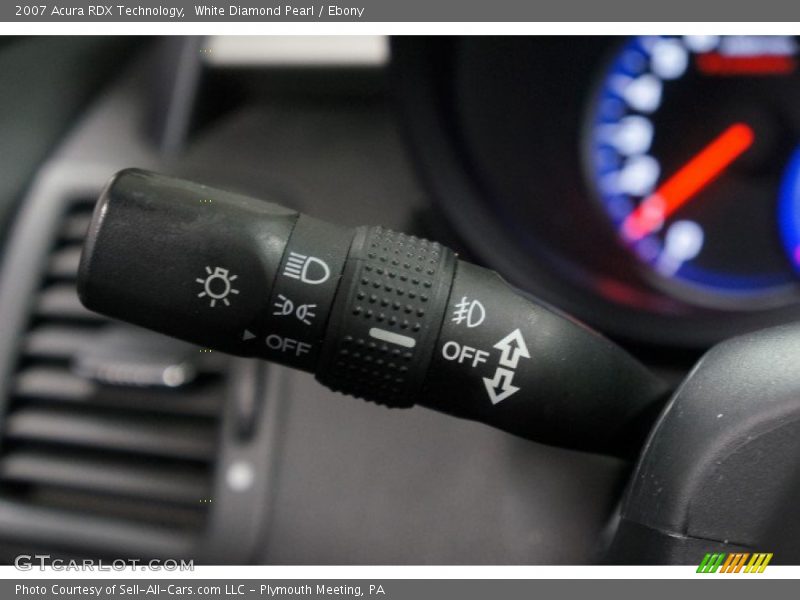 White Diamond Pearl / Ebony 2007 Acura RDX Technology