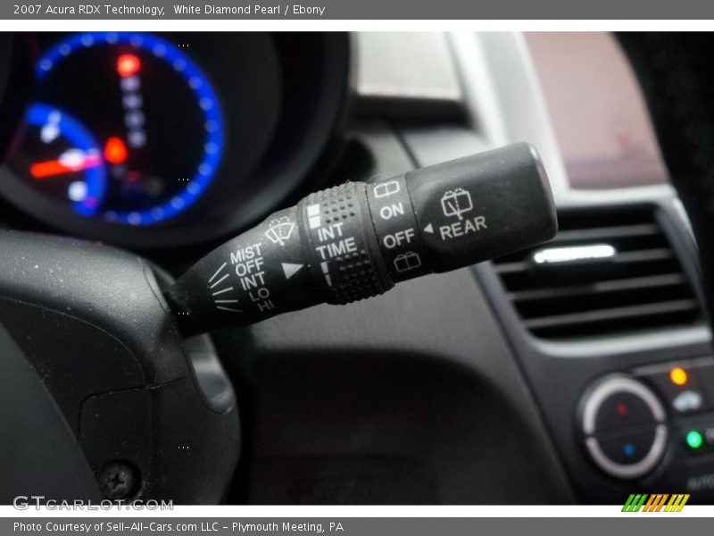 White Diamond Pearl / Ebony 2007 Acura RDX Technology