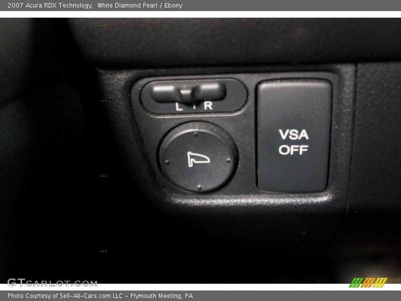 White Diamond Pearl / Ebony 2007 Acura RDX Technology