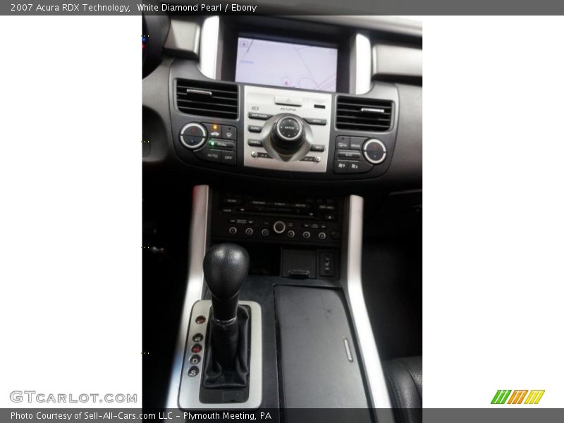 White Diamond Pearl / Ebony 2007 Acura RDX Technology