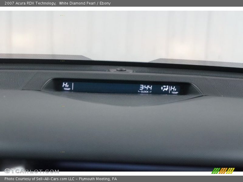 White Diamond Pearl / Ebony 2007 Acura RDX Technology