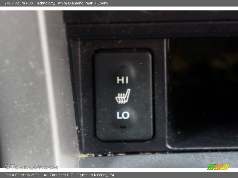 White Diamond Pearl / Ebony 2007 Acura RDX Technology