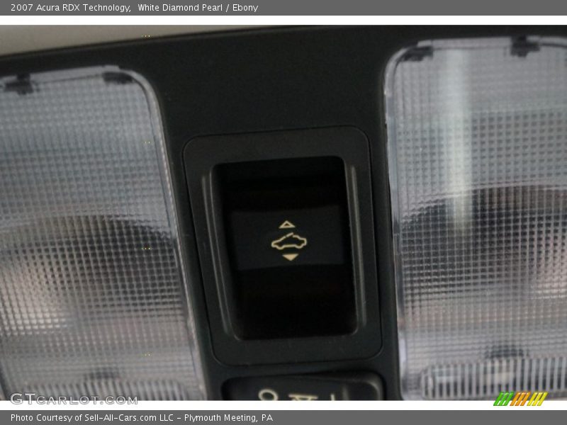 White Diamond Pearl / Ebony 2007 Acura RDX Technology