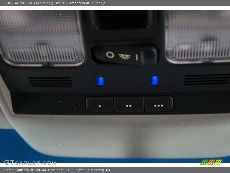 White Diamond Pearl / Ebony 2007 Acura RDX Technology