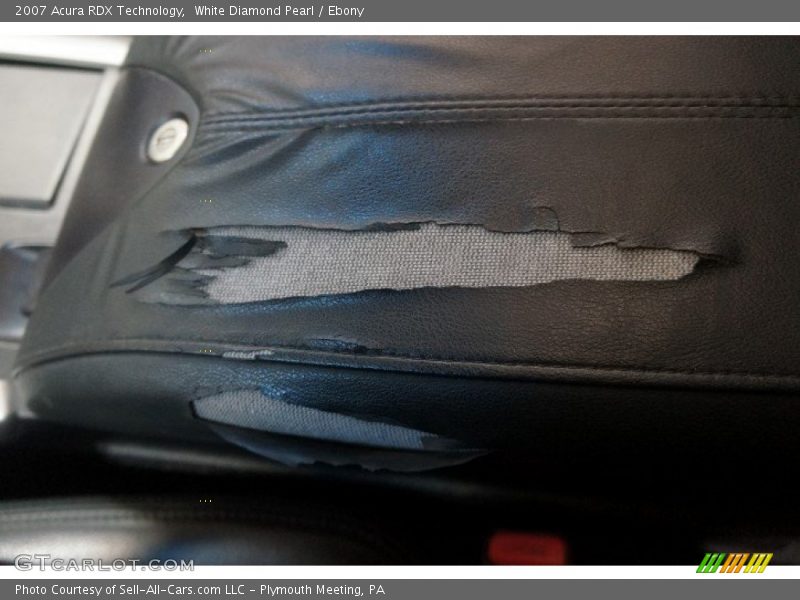 White Diamond Pearl / Ebony 2007 Acura RDX Technology