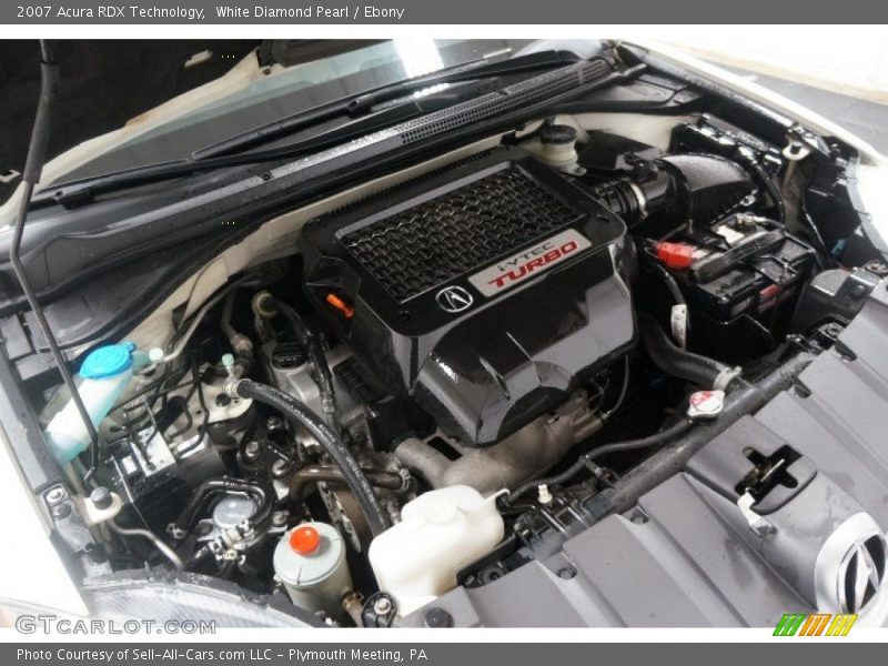 White Diamond Pearl / Ebony 2007 Acura RDX Technology