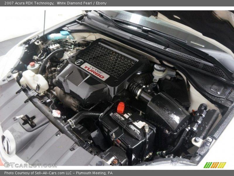 White Diamond Pearl / Ebony 2007 Acura RDX Technology