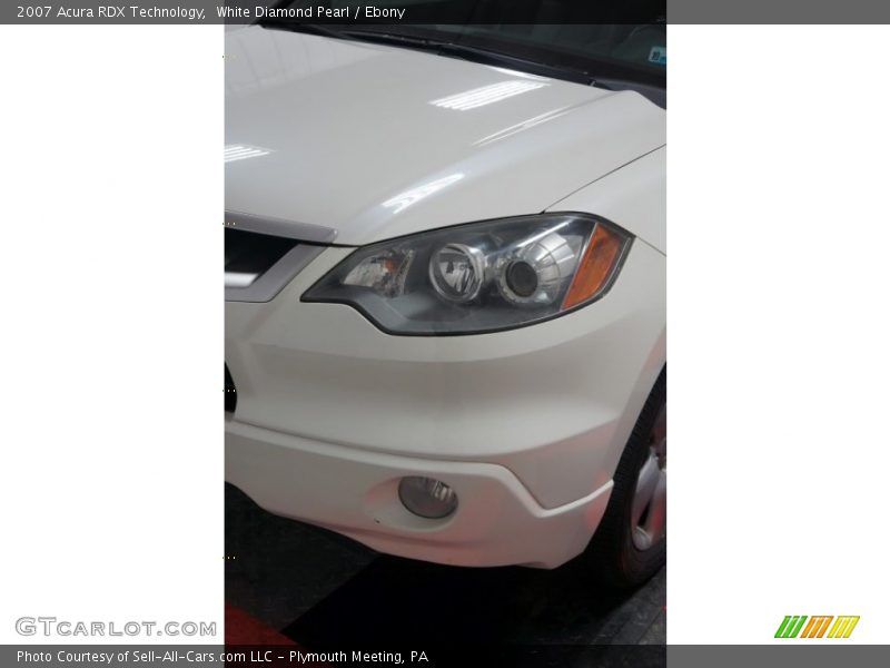 White Diamond Pearl / Ebony 2007 Acura RDX Technology