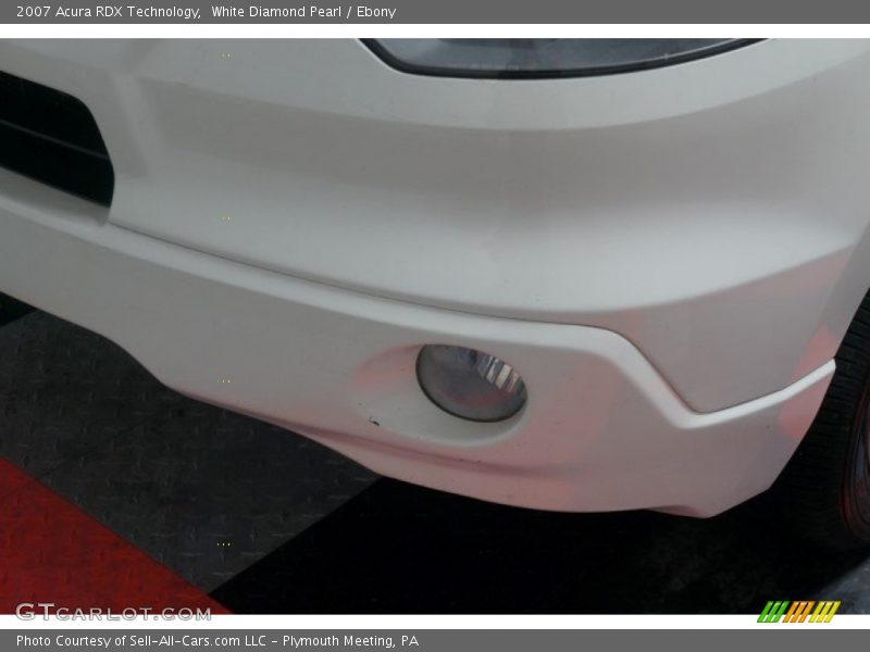 White Diamond Pearl / Ebony 2007 Acura RDX Technology