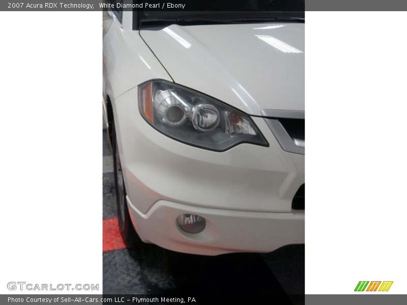 White Diamond Pearl / Ebony 2007 Acura RDX Technology