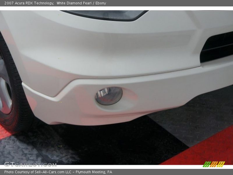 White Diamond Pearl / Ebony 2007 Acura RDX Technology
