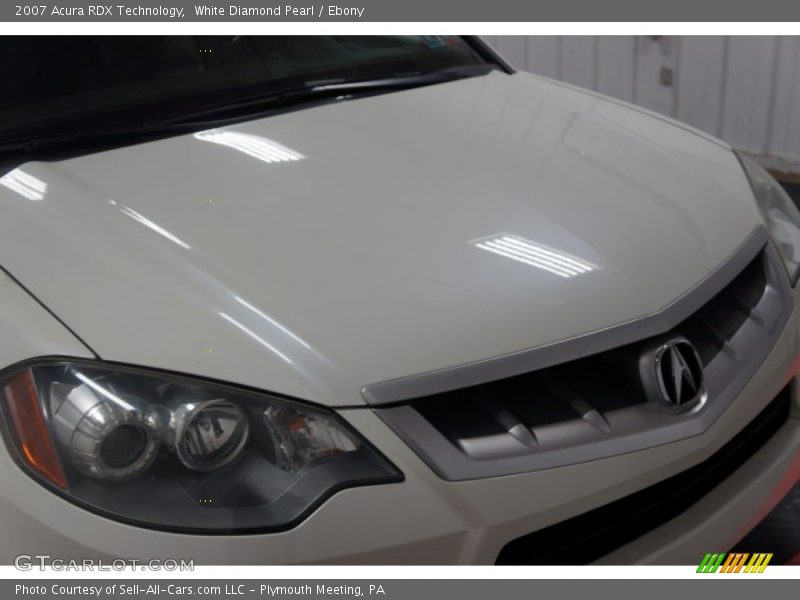 White Diamond Pearl / Ebony 2007 Acura RDX Technology
