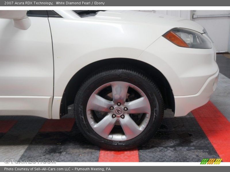 White Diamond Pearl / Ebony 2007 Acura RDX Technology