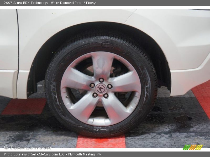 White Diamond Pearl / Ebony 2007 Acura RDX Technology