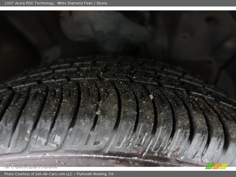 White Diamond Pearl / Ebony 2007 Acura RDX Technology