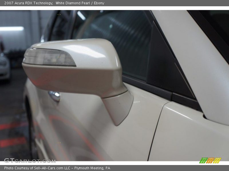 White Diamond Pearl / Ebony 2007 Acura RDX Technology