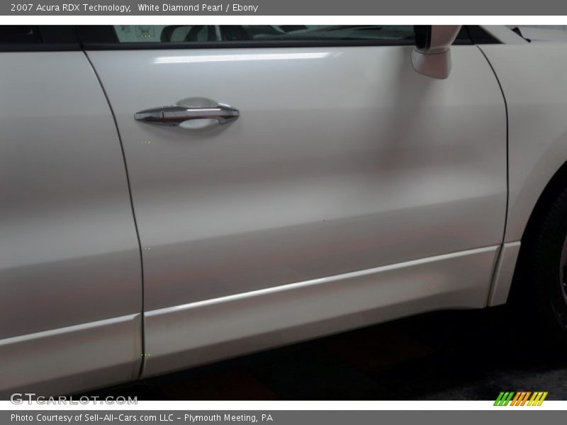 White Diamond Pearl / Ebony 2007 Acura RDX Technology