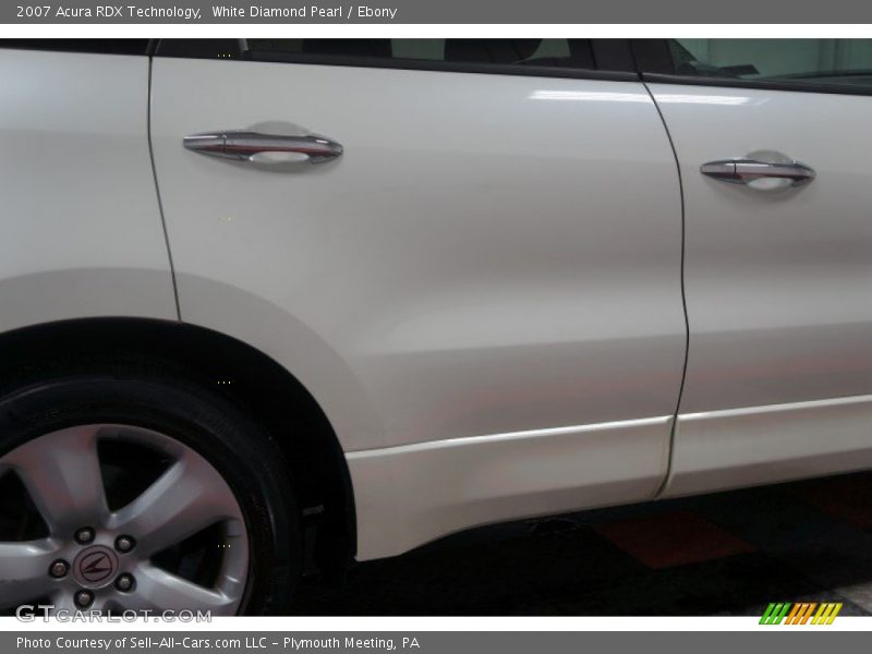 White Diamond Pearl / Ebony 2007 Acura RDX Technology
