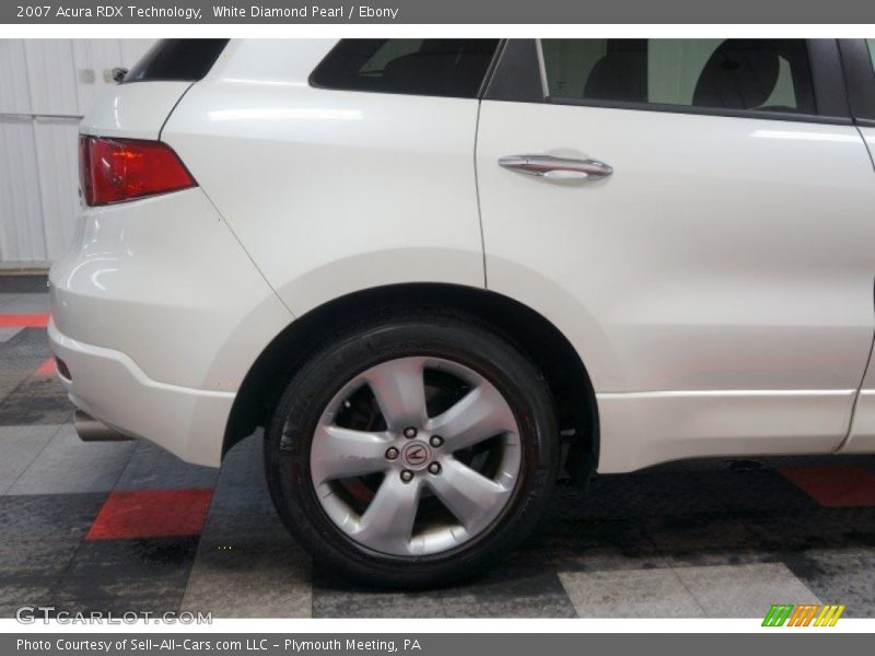 White Diamond Pearl / Ebony 2007 Acura RDX Technology