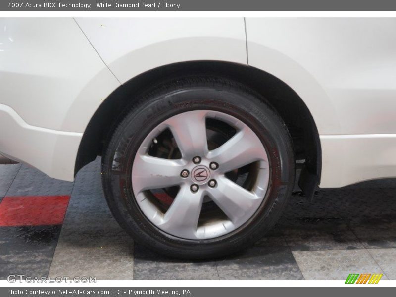 White Diamond Pearl / Ebony 2007 Acura RDX Technology