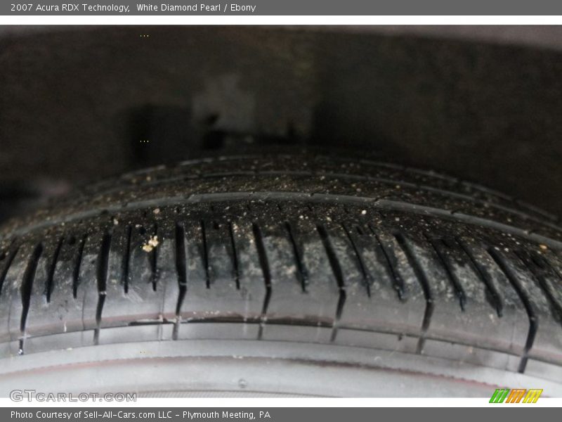 White Diamond Pearl / Ebony 2007 Acura RDX Technology