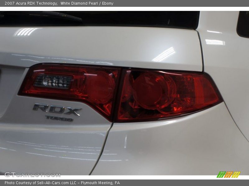 White Diamond Pearl / Ebony 2007 Acura RDX Technology