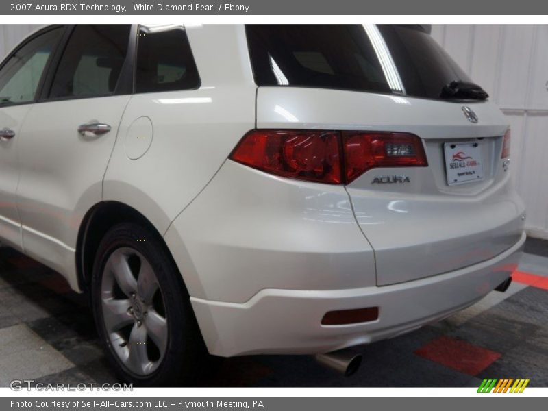White Diamond Pearl / Ebony 2007 Acura RDX Technology