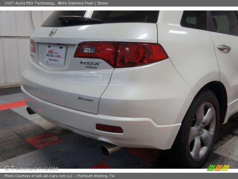 White Diamond Pearl / Ebony 2007 Acura RDX Technology