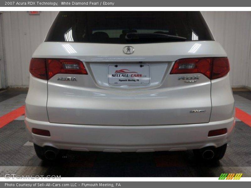 White Diamond Pearl / Ebony 2007 Acura RDX Technology
