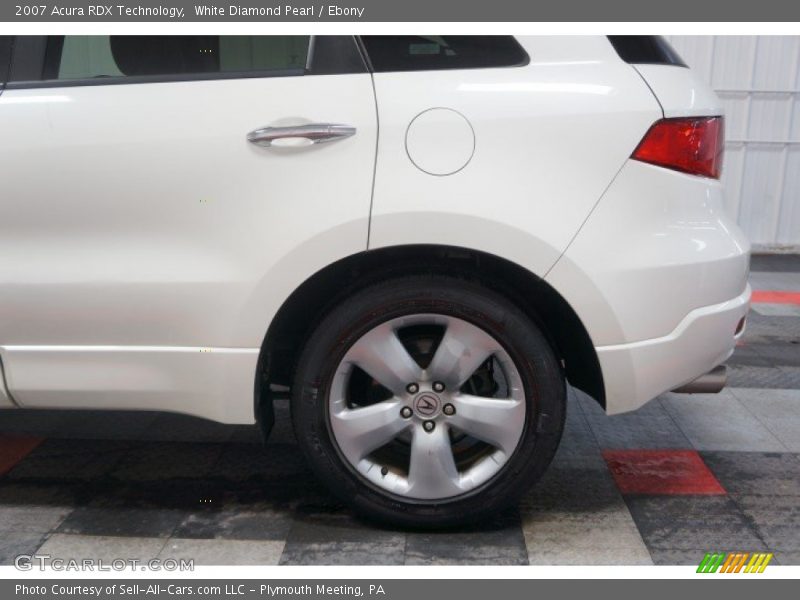 White Diamond Pearl / Ebony 2007 Acura RDX Technology