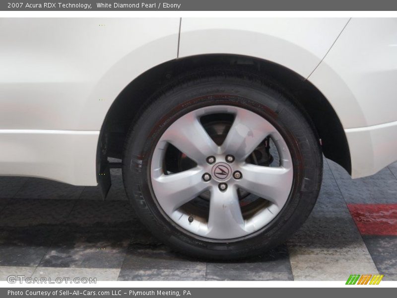 White Diamond Pearl / Ebony 2007 Acura RDX Technology