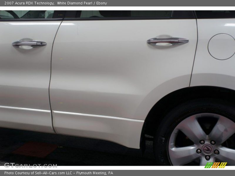 White Diamond Pearl / Ebony 2007 Acura RDX Technology