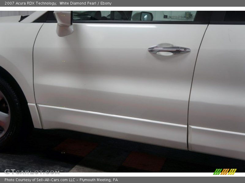 White Diamond Pearl / Ebony 2007 Acura RDX Technology