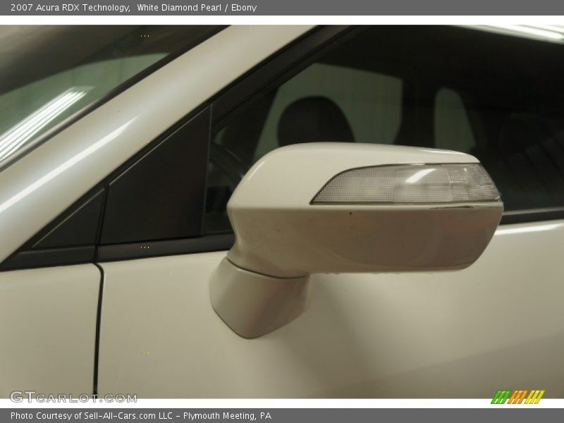 White Diamond Pearl / Ebony 2007 Acura RDX Technology