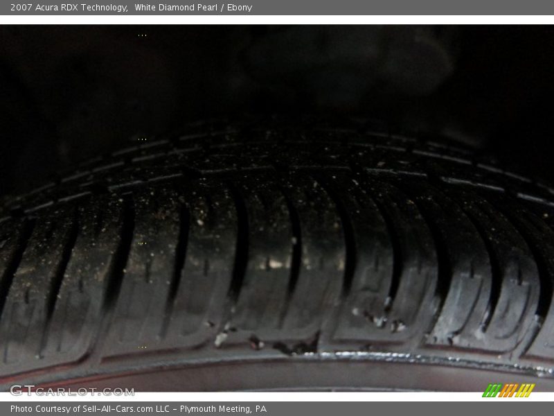 White Diamond Pearl / Ebony 2007 Acura RDX Technology