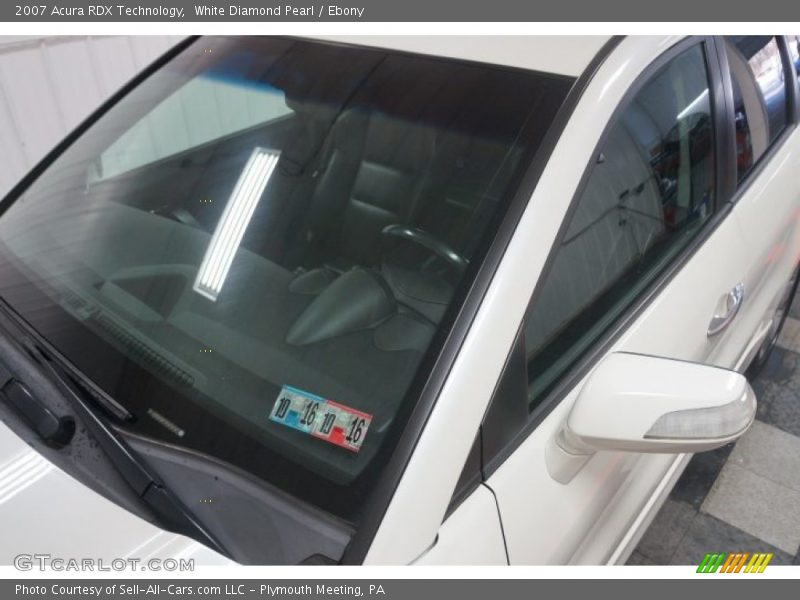 White Diamond Pearl / Ebony 2007 Acura RDX Technology