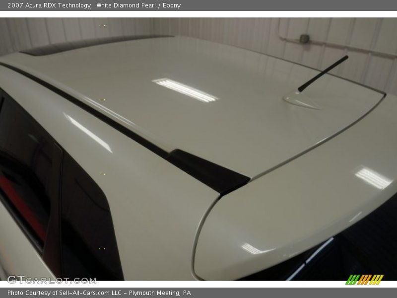 White Diamond Pearl / Ebony 2007 Acura RDX Technology