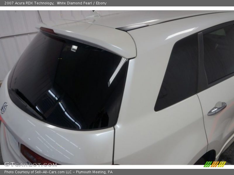 White Diamond Pearl / Ebony 2007 Acura RDX Technology
