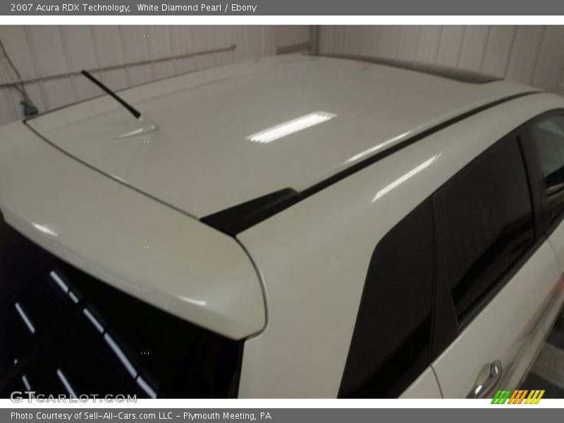 White Diamond Pearl / Ebony 2007 Acura RDX Technology