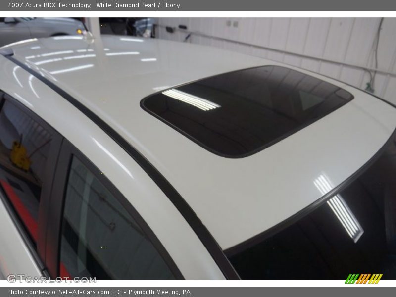 White Diamond Pearl / Ebony 2007 Acura RDX Technology