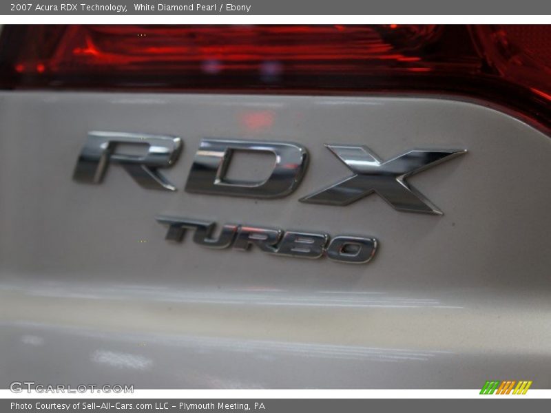 White Diamond Pearl / Ebony 2007 Acura RDX Technology