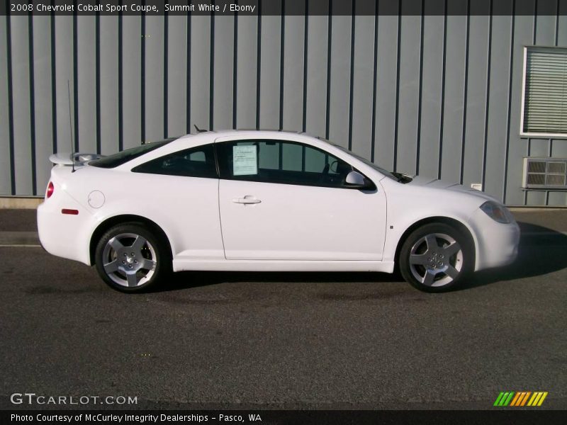 Summit White / Ebony 2008 Chevrolet Cobalt Sport Coupe