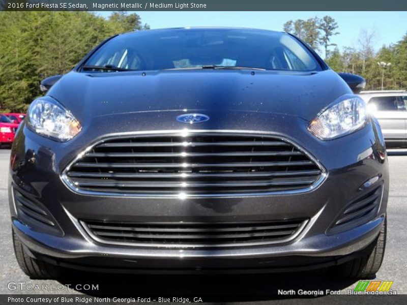 Magnetic Metallic / Medium Light Stone 2016 Ford Fiesta SE Sedan
