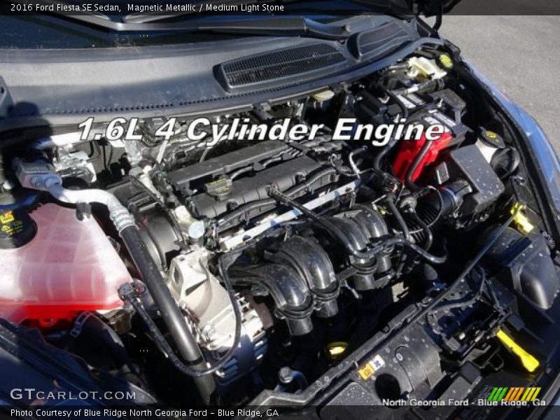 Magnetic Metallic / Medium Light Stone 2016 Ford Fiesta SE Sedan