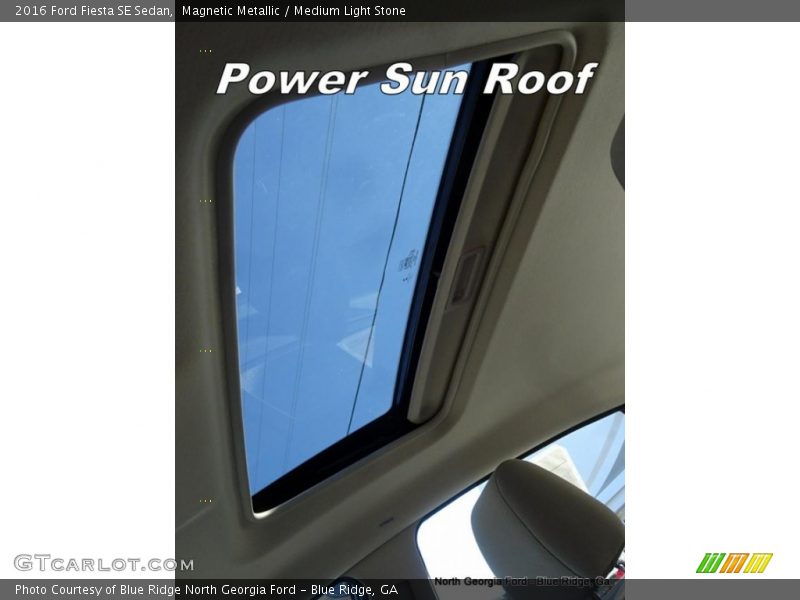 Magnetic Metallic / Medium Light Stone 2016 Ford Fiesta SE Sedan