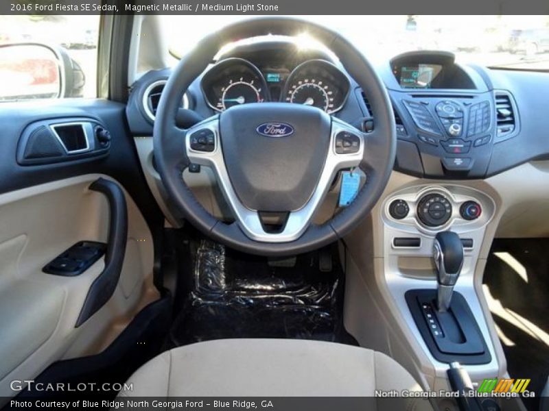 Magnetic Metallic / Medium Light Stone 2016 Ford Fiesta SE Sedan