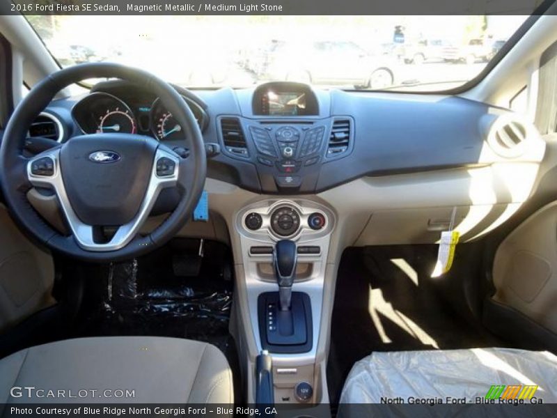 Magnetic Metallic / Medium Light Stone 2016 Ford Fiesta SE Sedan