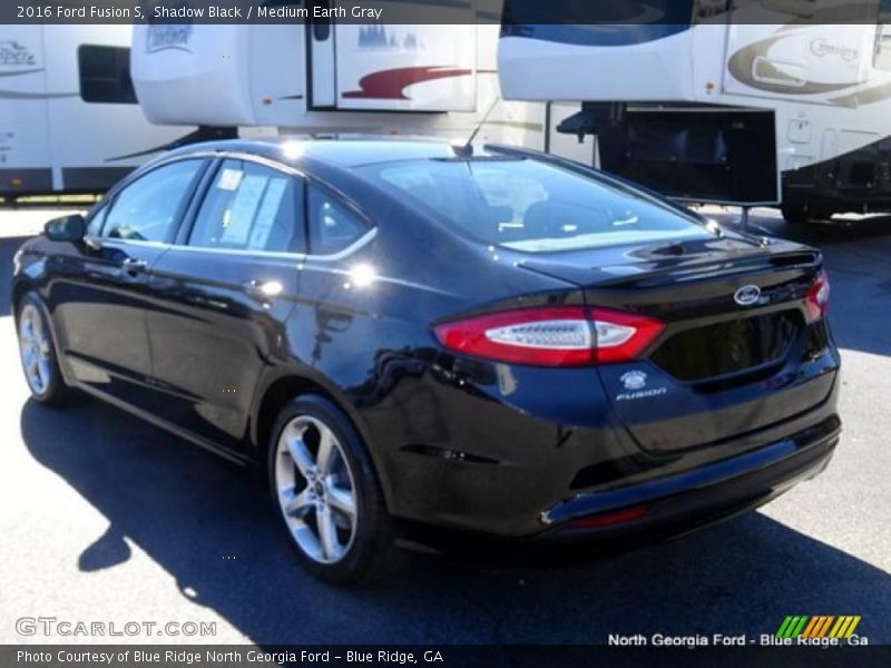 Shadow Black / Medium Earth Gray 2016 Ford Fusion S