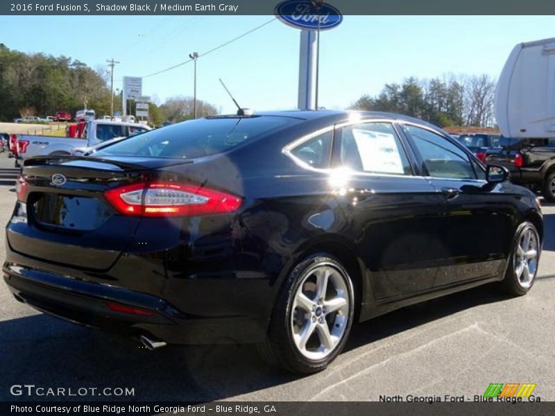 Shadow Black / Medium Earth Gray 2016 Ford Fusion S