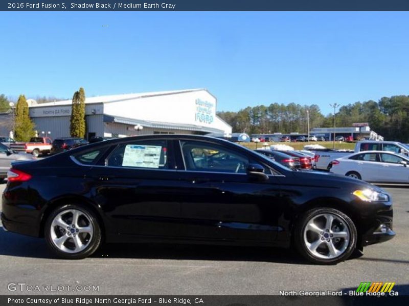 Shadow Black / Medium Earth Gray 2016 Ford Fusion S